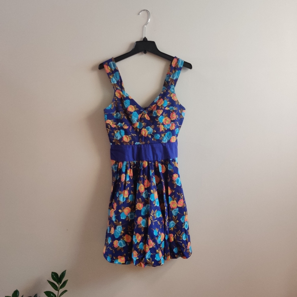 Blue Floral Dress by Plenty by Tracy Reese